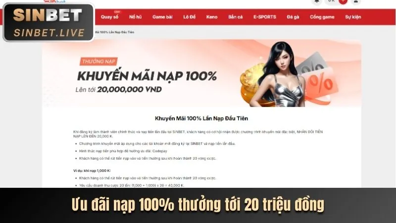 Thiết lập thông tin ngân hàng nhận tiền